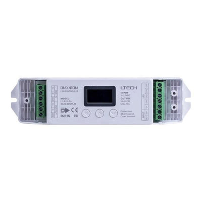 DMX LED Strip Controller 24v DC To Suit RGBW LED Strip Havit Commercial - HCP-73231