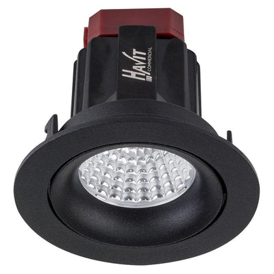 75mm LED Downlight 6w Black, White CCT CRI 90+ HCP-81XX0206 Havit Commercial