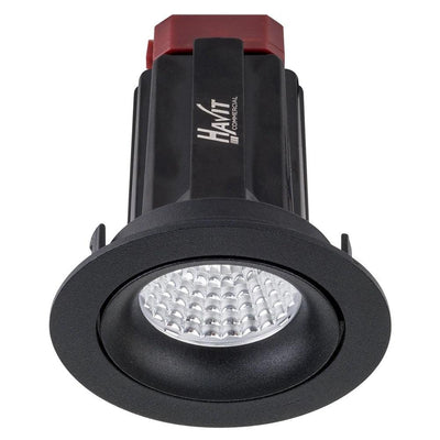 75mm LED Downlight 9w Black, White CCT CRI 90+ HCP-81XX0209 Havit Commercial