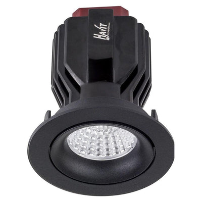 75mm LED Downlight 17w Black, White CCT CRI 90+ HCP-81XX0217 Havit Commercial