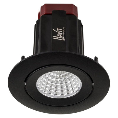 72mm LED Downlight 9w Black, White CCT CRI 90+ HCP-81XX0609 Havit Commercial