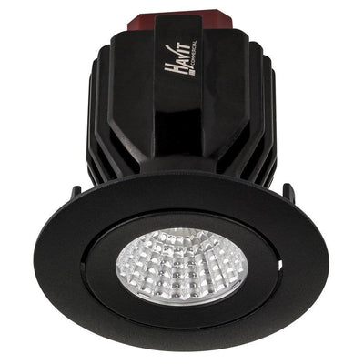 72mm LED Downlight 17w Black, White CCT CRI 90+ HCP-81XX0617 Havit Commercial