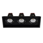 280mmx100mm LED Downlight 27w Black, White CCT CRI 90+ HCP-81XX1209 Havit Commercial