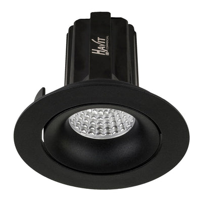 90mm LED Downlight 13w Black, White CCT CRI 90+ HCP-81X50513 Havit Commercial