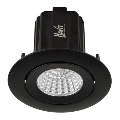 75mm LED Downlight 13w Black, White CCT CRI 90+ HCP-81X50613 Havit Commercial