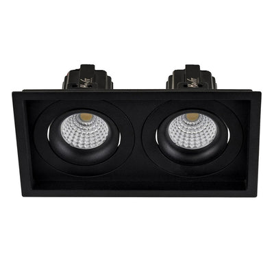 190mm x 100mm LED Downlight 2x13w Black, White CCT CRI 90+ HCP-81X51113 Havit Commercial