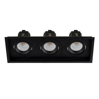280mm x 100mm LED Downlight 3x13w Black, White CCT CRI 90+ HCP-81X51213 Havit Commercial