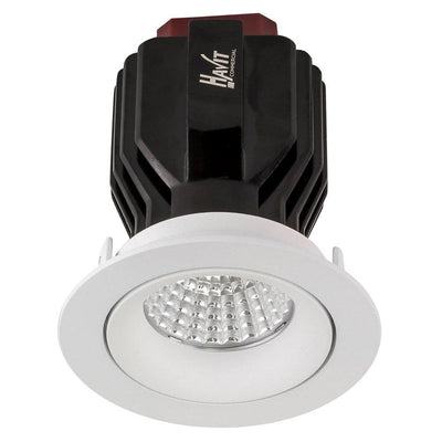 75mm LED Downlight 17w Black, White CCT CRI 90+ HCP-81XX0217 Havit Commercial