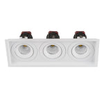 280mmx100mm LED Downlight 27w Black, White CCT CRI 90+ HCP-81XX1209 Havit Commercial