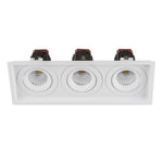 280mmx100mm LED Downlight 39w Black, White CCT CRI 90+ HCP-81XX1213 Havit Commercial