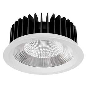 210mm LED Downlight 38w Stainless Steel, Black, White CCT CRI 90+ HCP-81XX2138 Havit Commercial