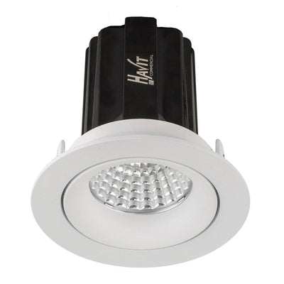 75mm LED Downlight 13w Black, White CCT CRI 90+ HCP-81X50213 Havit Commercial
