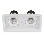 190mm x 100mm LED Downlight 2x13w Black, White CCT CRI 90+ HCP-81X51113 Havit Commercial