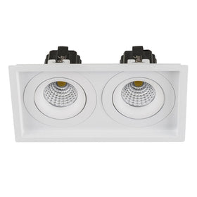 190mm x 100mm LED Downlight 2x13w Black, White CCT CRI 90+ HCP-81X51113 Havit Commercial