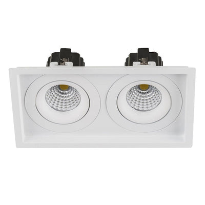 190mm x 100mm LED Downlight 2x13w Black, White CCT CRI 90+ HCP-81X51113 Havit Commercial