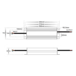 24v DC TRIAC Dimmable LED Driver in 100w ,150w,200w or 300w Havit Commercial - HCP-522XX