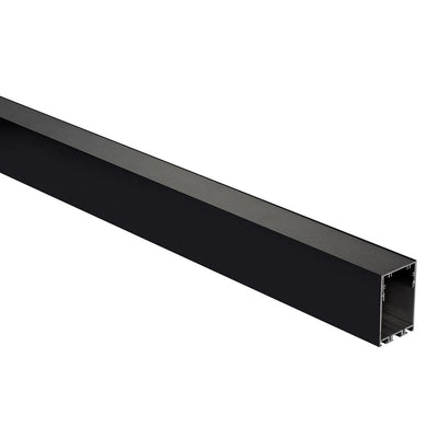 53mm x 23mm Aluminium Cover to suit Linear Modules in Black Havit Commercial - HCP-602100-IAPM