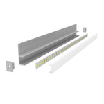 36mm x 11mm Gyprock Aluminium Profile in Silver Havit Commercial - HCP-4913611
