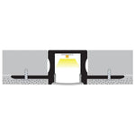 Square Gyprock Aluminium Profile 50x15mm in Silver Havit Commercial - HCP-4915115