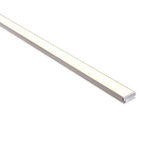 Shallow Square Foot Trafficable Aluminium Profile 19x8mm in Silver Havit Commercial - HCP-4111908