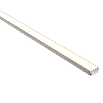 Shallow Square Foot Trafficable Aluminium Profile 19x8mm in Silver Havit Commercial - HCP-4111908