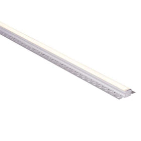 Square Gyprock Aluminium Profile 50x15mm in Silver Havit Commercial - HCP-4915015