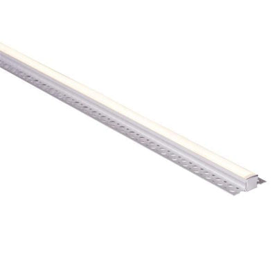 Square Gyprock Aluminium Profile 50x15mm in Silver Havit Commercial - HCP-4915015 