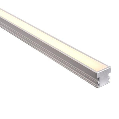 Shallow Square Foot Trafficable Aluminium Profile 26x26mm in Silver Havit Commercial - HCP-4112626