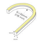 9.6w Side Bend HaviFlex Flexible Neon LED Strip Light 2700k, 3000k, 4000k Havit Commercial - HCP-3660612X