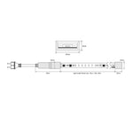 12w 240v 120LED 3k, 4k, 6k IP65 LED Strip Light Havit Commercial - HCP-386512X