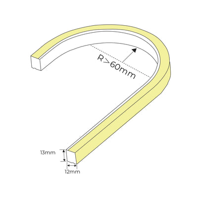 11w Top Bend HaviFlex Flexible Neon LED Strip Light 2700k, 3000k, 4000k Havit Commercial - HCP-3661312X