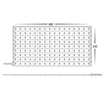 36w 24v DC 162LED IP20 LED Sheet Havit Commercial - HCP-382536X