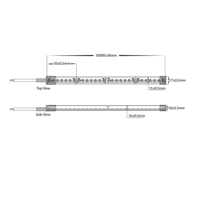 9.6w Top Bend HaviFlex Flexible Neon LED Strip Light 2700k, 3000k, 4000k Havit Commercial - HCP-3661615X