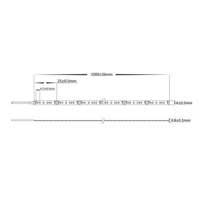 9.6w IP20 Micro LED Strip Light 2700k, 3000k, 4000k, 5000k Havit Commercial -  HCP-312596X