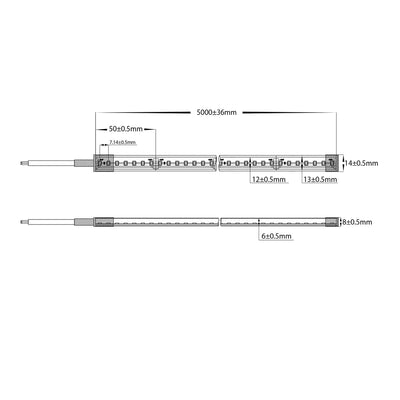 9.6w Side Bend HaviFlex Flexible Neon LED Strip Light 2700k, 3000k, 4000k Havit Commercial - HCP-3660612X