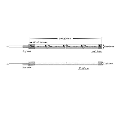 18w Top Bend HaviFlex Flexible Neon LED Strip Light RGBW, 2700k, 3000k, 4000k Havit Commercial - HCP-3662020X