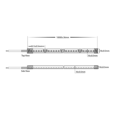 12w/14.4w Top Bend HaviFlex Flexible Neon LED Strip Light RGBW, 2700k, 3000k, 4000k Havit Commercial - HCP-3661616X