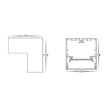 Accessories - Proline Linkable Pendant Connector L/T/X Shape in Black/White Havit Commercial