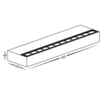 Aluminium LED Wall Washer Triac Dimmable 40w in Black/White Havit Commercial - HCP-23X4002