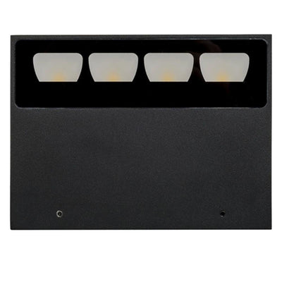 Aluminium LED Wall Washer Triac Dimmable 10w in Black/White Havit Commercial - HCP-23X1002