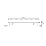24w Outdoor LED Wall Washer 3k,4k,5k,RGBC,RGBW in Black Havit Commercial - HCP-24724X-45