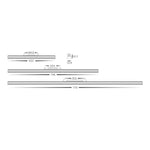 Linear Module with Prismatic Diffuser 3 Sizes in Black Havit Commercial -  HCP-602020