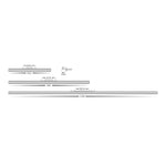 Linear Module with HOneycomb Diffuser 3 Sizes in Black Havit Commercial -  HCP-602030