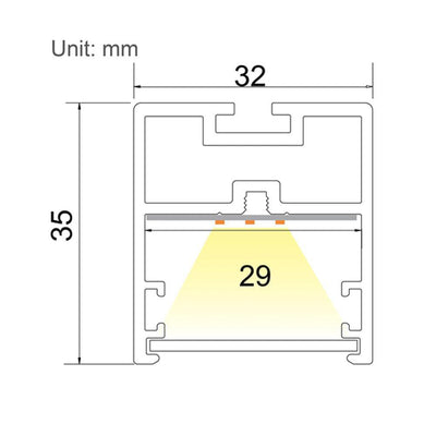 Circa Double LED Pendant Light 65w 800mm+500mm in Black/White Havit Commercial - HCP-65X13X, HCP-65X13X