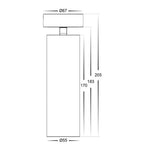 Surface Mounted LED Spot Light CCT 15w Dimmable Black/White Havit Commercial - HCP-10X2212