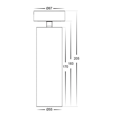 Surface Mounted LED Spot Light CCT 15w Dimmable Black/White Havit Commercial - HCP-10X2212