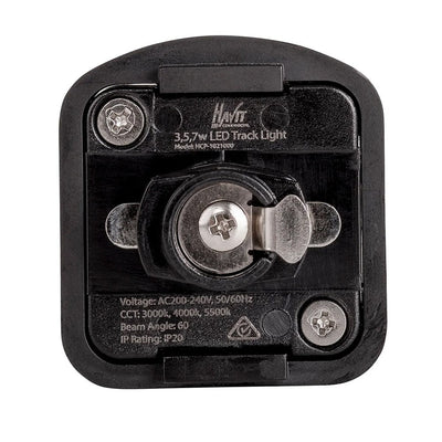 Single Circuit Pendant Track Adaptor in Black, White Havit Commercial - HCP-10X100-ADAPTOR