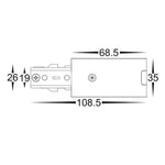 Black Single Circuit Track Accessories Havit Commercial - HCP-102100