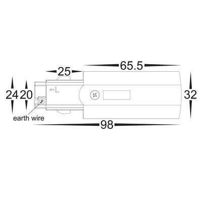 White Three Circuit Track Accessories Havit Commercial - HCP-103300