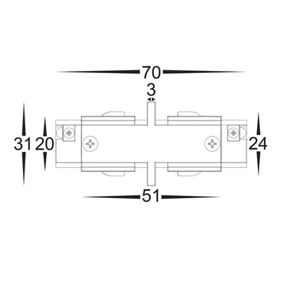 Black Three Circuit Track Accessories Havit Commercial - HCP-102300